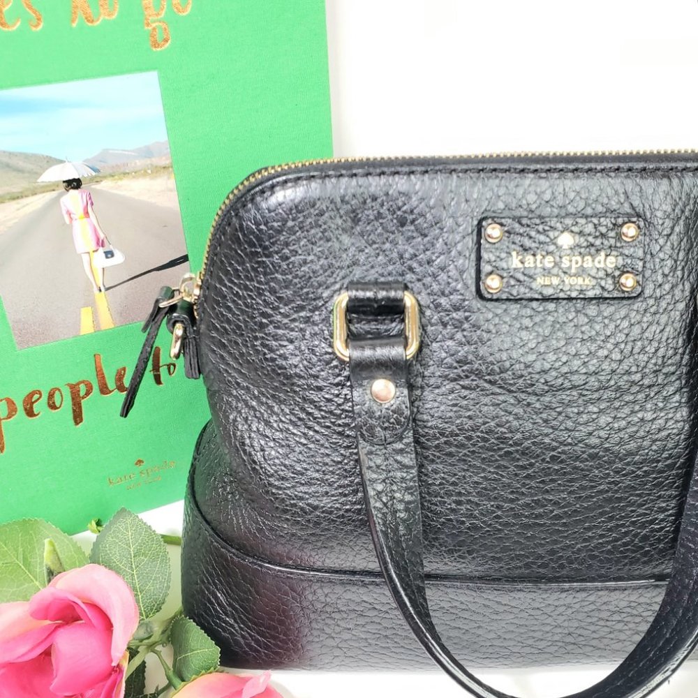 Kate Spade Pebbled Leather Cameron Street Crossbody Satchel Bag - Picture 7 of 8